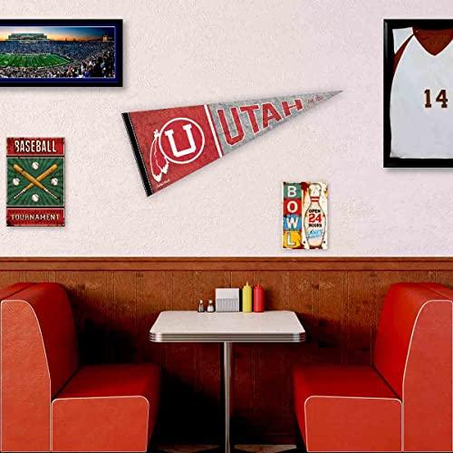 Utah Pennant Throwback Vintage Banner - 757 Sports Collectibles