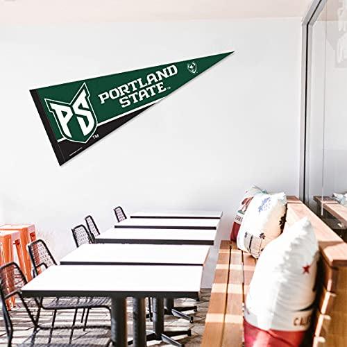 College Flags & Banners Co. Portland State Vikings Pennant Full Size Felt - 757 Sports Collectibles