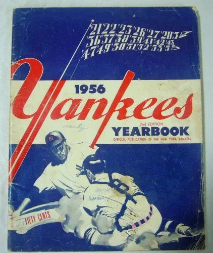 New York Yankees Authentic Official 1956 Program Yearbook - 757 Sports Collectibles