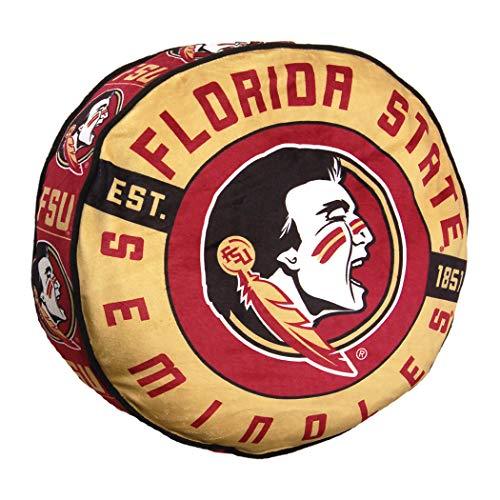 NORTHWEST NCAA Florida State Seminoles Round Cloud Pillow, 15", Team Colors - 757 Sports Collectibles
