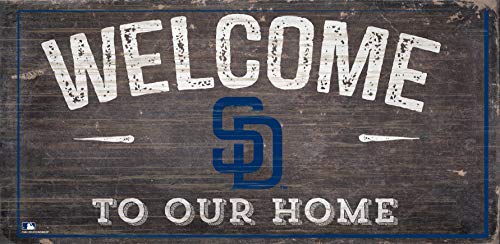 Fan Creations MLB Baltimore Orioles Unisex San Diego Padres Welcome Distressed Sign, Team Color, One Size - 757 Sports Collectibles