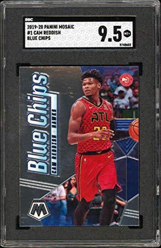 Hawks Cam Reddish 2019 Panini Mosaic #1 Blue Chips Rookie Card Graded 9.5! SGC - 757 Sports Collectibles
