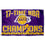 WinCraft Los Angeles Lakers 17 Time Champions Outdoor Large Grommet Banner Flag - 757 Sports Collectibles