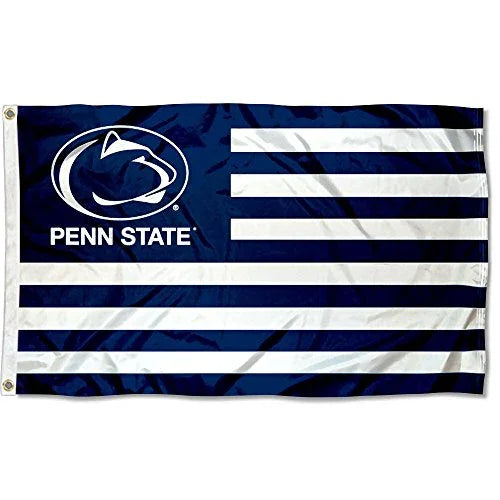 College Flags & Banners Co. Penn State Nittany Lions Stars and Stripes Nation Flag - 757 Sports Collectibles