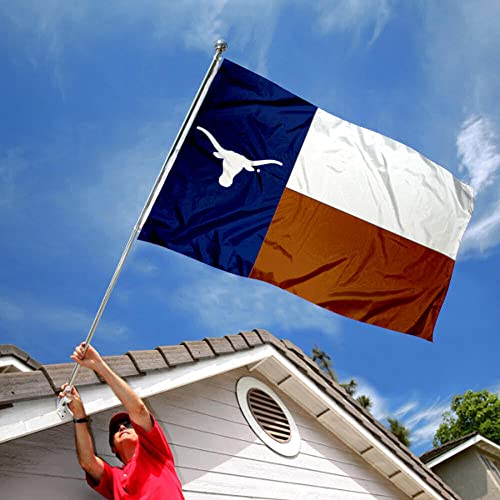 College Flags & Banners Co. Texas Longhorns Texas State Flag - 757 Sports Collectibles