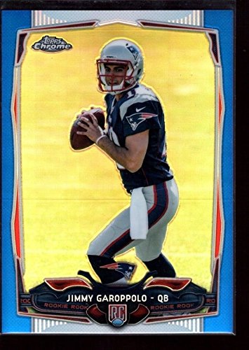 JIMMY GAROPPOLO/199 MINT 49ERS ROOKIE BLUE REFRACTOR RC 2014 TOPPS CHROME #150