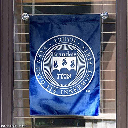 College Flags & Banners Co. Brandeis Judges Seal Logo Garden Flag - 757 Sports Collectibles