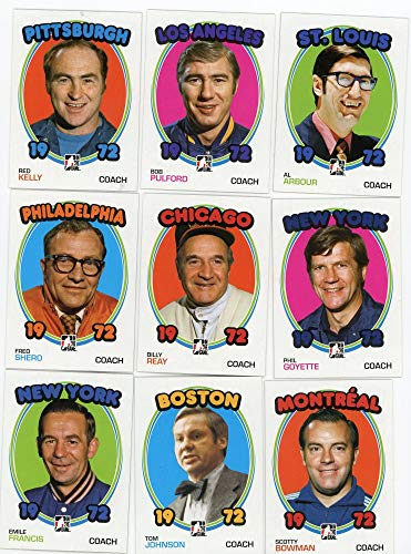 2009-10 In The Game 1972 Year In Hockey Coaches 10 Card Insert Set - 757 Sports Collectibles