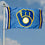 WinCraft Milwaukee Brewers Retro Glove Logo Flag and Banner - 757 Sports Collectibles