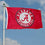 College Flags & Banners Co. Alabama Crimson Tide Embroidered and Stitched Nylon Flag - 757 Sports Collectibles