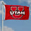 Utah New Logo College Flag - 757 Sports Collectibles