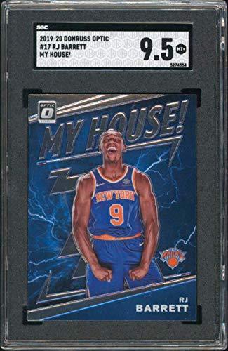 Knicks R.J. Barrett 2019 Donruss Optic #17 My House! Rookie Card Graded 9.5! SGC - 757 Sports Collectibles