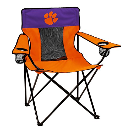 logobrands Officially Licensed NCAA Unisex Elite Chair, One Size,Clemson Tigers - 757 Sports Collectibles