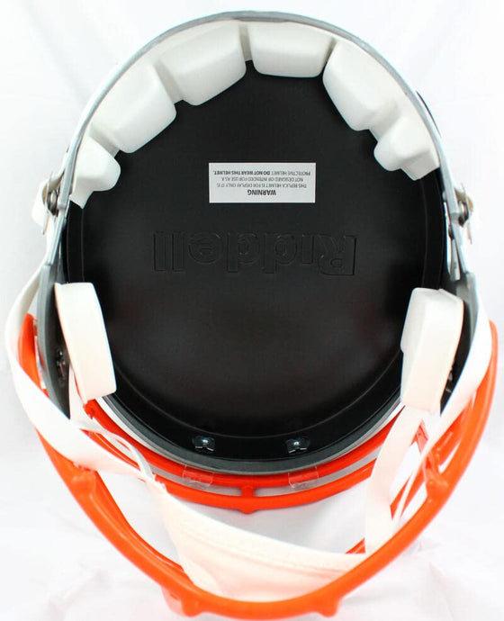 Chad Johnson Autographed Cincinnati Bengals F/S Flash Speed Helmet-Beckett W Hologram Orange - 757 Sports Collectibles