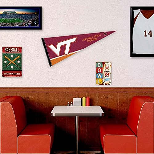 College Flags & Banners Co. Virginia Tech Hokies Pennant Full Size Felt - 757 Sports Collectibles