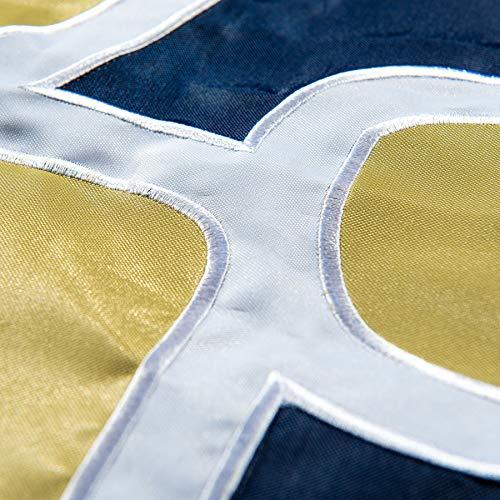 College Flags & Banners Co. Pittsburgh Panthers Embroidered and Stitched Nylon Flag - 757 Sports Collectibles