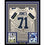 Framed Autographed/Signed Walter Jones"HOF 14" 33x42 Seattle Seahawks White Football Jersey JSA COA