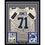 Framed Autographed/Signed Walter Jones"HOF 14" 33x42 Seattle Seahawks White Football Jersey JSA COA