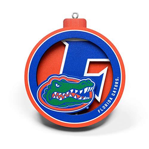 YouTheFan NCAA Florida Gators 3D Logo Series Ornament, team colors - 757 Sports Collectibles