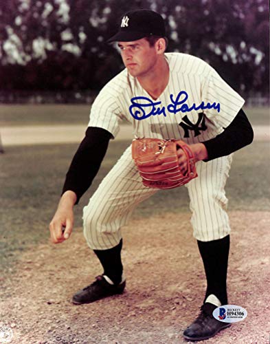 Yankees Don Larsen Authentic Signed 8x10 Photo Autographed BAS 2 - 757 Sports Collectibles