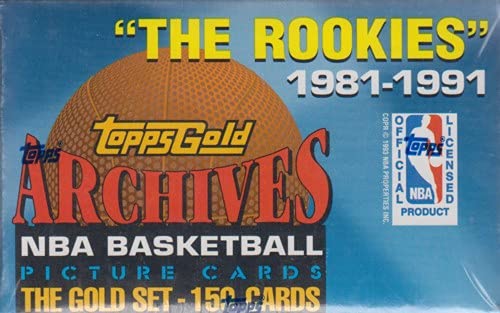1992-93 Topps Archives Basketball 1981-1991 The Rookies Gold Factory Set - 757 Sports Collectibles