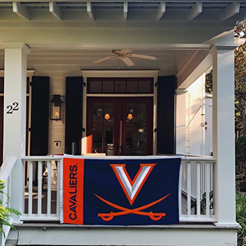 Desert Cactus University of Virginia Flag Cavaliers UVA Wahoos Flags Banners 100% Polyester Indoor Outdoor 3x5 (Team Name) - 757 Sports Collectibles