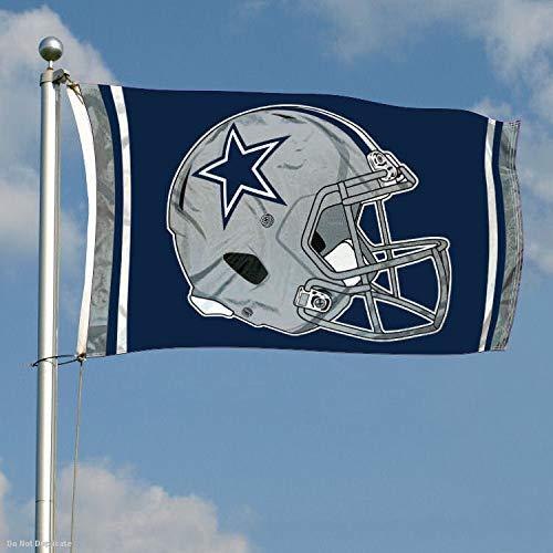WinCraft Dallas New Helmet Grommet Pole Flag - 757 Sports Collectibles