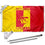 College Flags & Banners Co. Pittsburg State Gorilla Outdoor Flag and Pole Bracket Mount Bundle - 757 Sports Collectibles