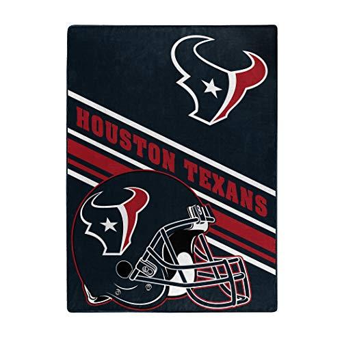Northwest NFL Houston Texans 60x80 Raschel Slant DesignBlanket, Team Colors, One Size (1NFL080740119RET) - 757 Sports Collectibles