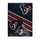 Northwest NFL Houston Texans 60x80 Raschel Slant DesignBlanket, Team Colors, One Size (1NFL080740119RET) - 757 Sports Collectibles