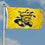 College Flags & Banners Co. Wichita State Shockers Gold 3x5 Flag - 757 Sports Collectibles