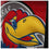 Open Road Brands University of Kansas KU Jayhawk Mascot MDF Wood and Glass Framed Wall Art - an Officially Licensed Product Great Addition to Add What You Love to Your Home/Garage Decor - 757 Sports Collectibles