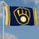 WinCraft Milwaukee Brewers 3x5 Foot Grommet Flag - 757 Sports Collectibles
