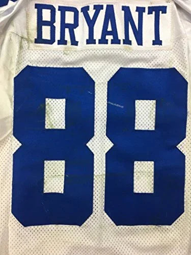 Cowboys Dez Bryant Game Worn White Reebok Road Jersey 12/4/2011 Photo Matched - 757 Sports Collectibles