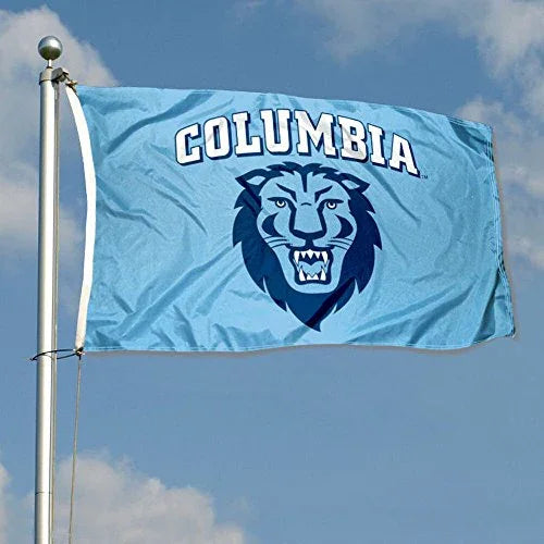 College Flags & Banners Co. Columbia Lions Athletic Logo Flag - 757 Sports Collectibles