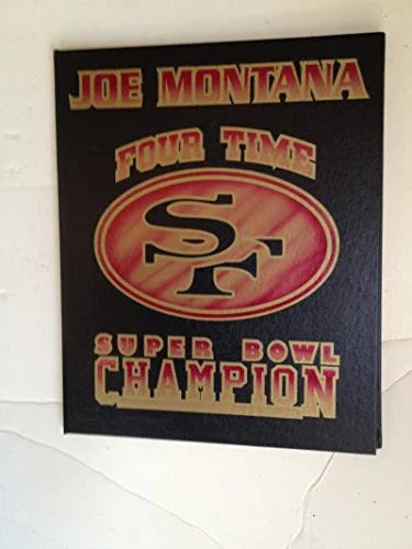 Joe Montana 49ers Signed Autograph Football 8x10 Photo Coffee Table Book AUTO - 757 Sports Collectibles