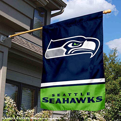 WinCraft Seattle Seahawks Two Sided House Flag - 757 Sports Collectibles