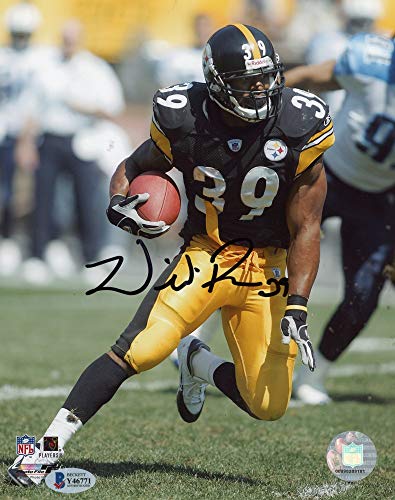 Willie Parker Autographed Pittsburgh Steelers 8x10 Photo - BAS COA (Black Ink) - 757 Sports Collectibles