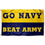Go Navy Beat Army Football Banner Flag - 757 Sports Collectibles