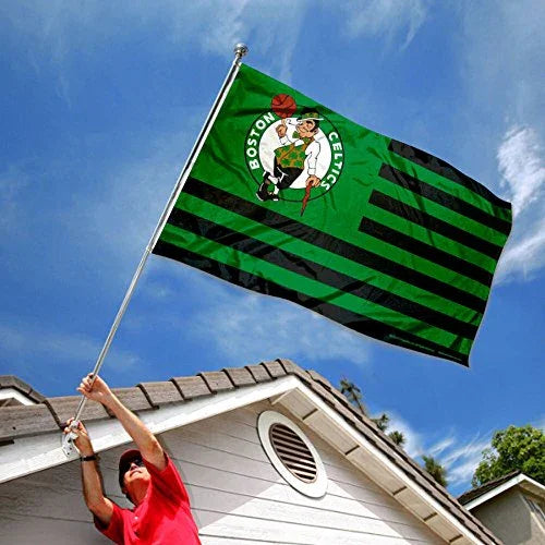 WinCraft Boston Celtics Americana Stripes Nation 3x5 Flag - 757 Sports Collectibles