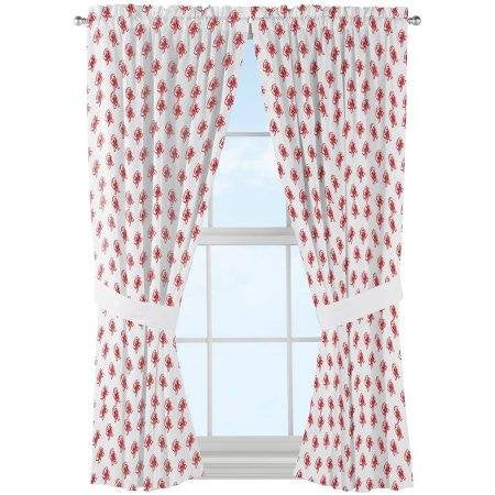 NCAA Maryland Terrapins "Mascot" Window Curtain Panels - Set of 2 - 36" x 48" - 757 Sports Collectibles