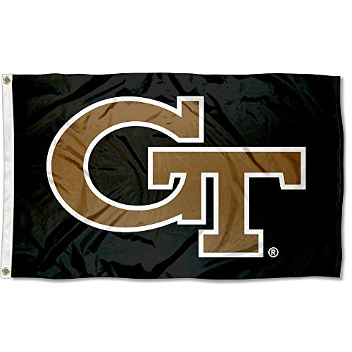 Georgia Tech Black College Flag - 757 Sports Collectibles
