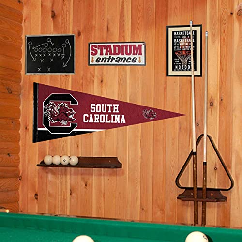 College Flags & Banners Co. South Carolina Gamecocks Pennant Full Size Felt - 757 Sports Collectibles