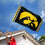 College Flags & Banners Co. Iowa Hawkeyes Field Stripes Flag - 757 Sports Collectibles
