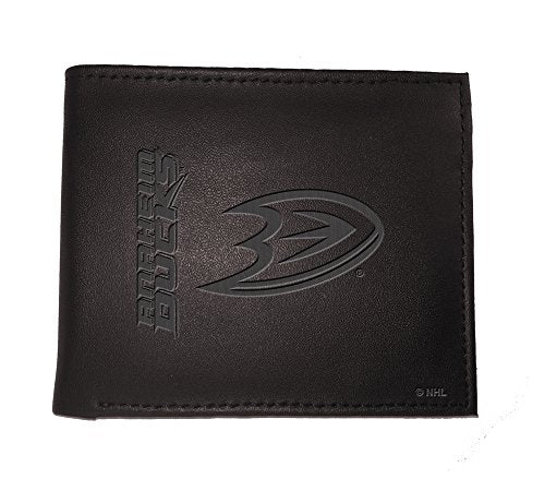 Team Sports America Anaheim Ducks Leather Bi-Fold Wallet - 757 Sports Collectibles