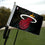 WinCraft Miami Heat Boat Marine and Golf Cart Flag - 757 Sports Collectibles