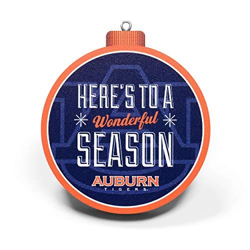 YouTheFan NCAA Auburn Tigers 3D Logo Series Ornament - 757 Sports Collectibles