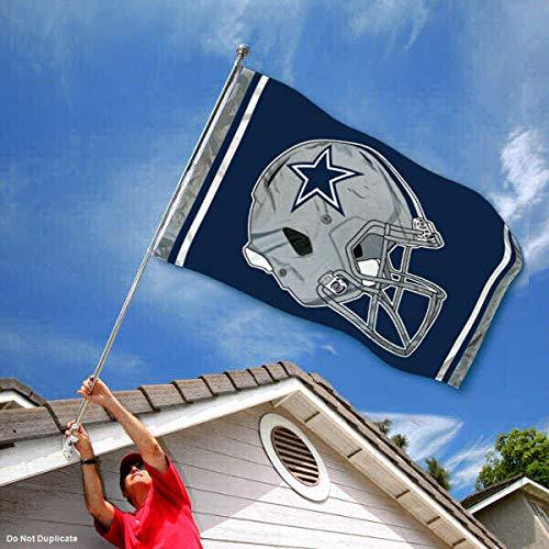 WinCraft Dallas New Helmet Grommet Pole Flag - 757 Sports Collectibles