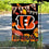 Cincinnati Bengals Fall Leaves Decorative Football Garden Flag Double Sided Banner - 757 Sports Collectibles