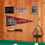 College Flags & Banners Co. Lafayette Leopards Pennant Full Size Felt - 757 Sports Collectibles